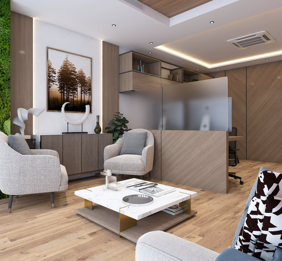 RECEPTION AREA | ZEALOT INFRATECH AND SOLUTIONS PVT LTD
